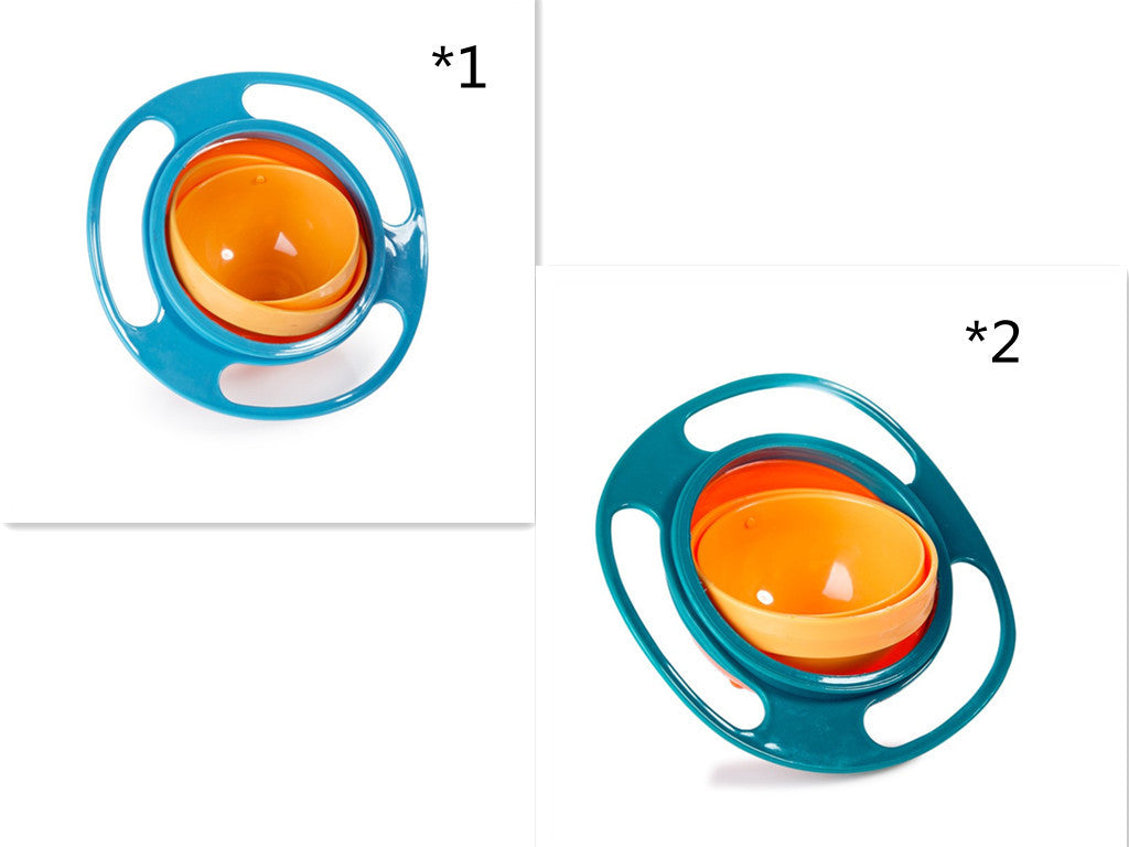 360° Rotate Spill-Proof Bowl for Kids