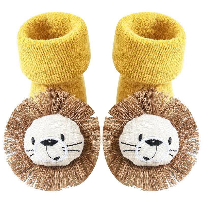 Cotton Baby Socks with Rubber Grips - Little Pop