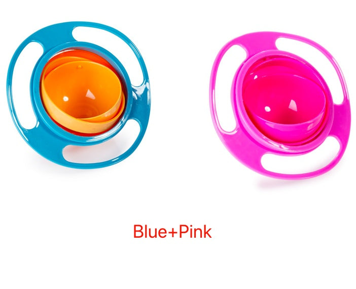 360° Rotate Spill-Proof Bowl for Kids