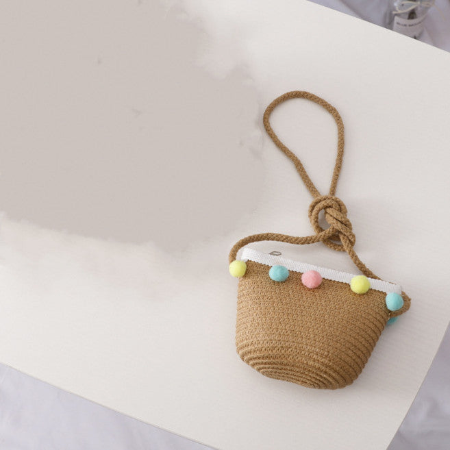 Stylish Straw Hat and Purse