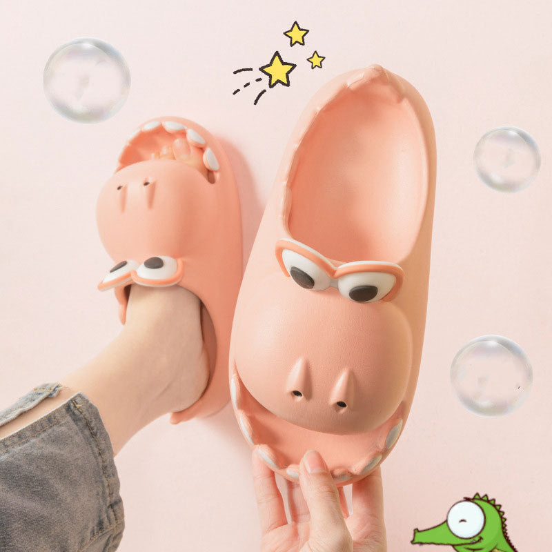 Cartoon Dinosaur Slippers