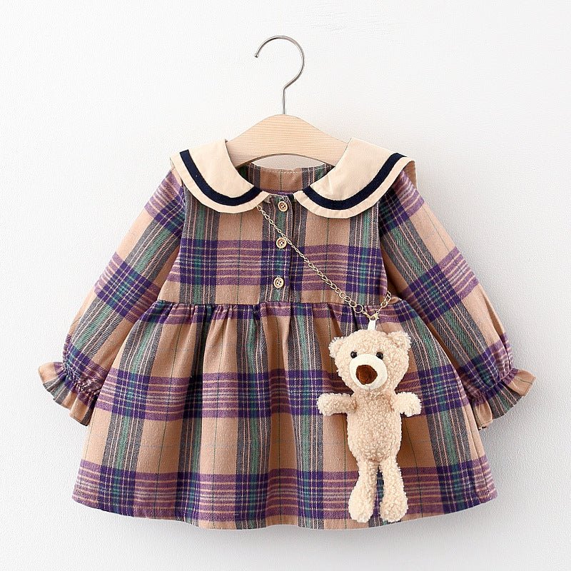 Baby Girl Spring And Autumn Long Sleeve Dress - Little Pop