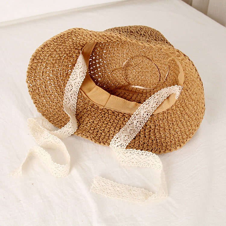 Elegant Lace Bucket Hat for Girls