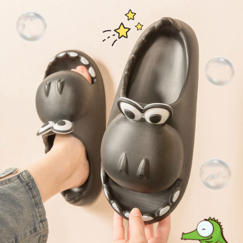 Cartoon Dinosaur Slippers
