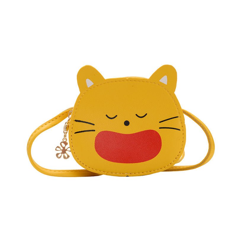 Girls’ Kitty Messenger Bag – Cute Crossbody Purse for Kids - Little Pop