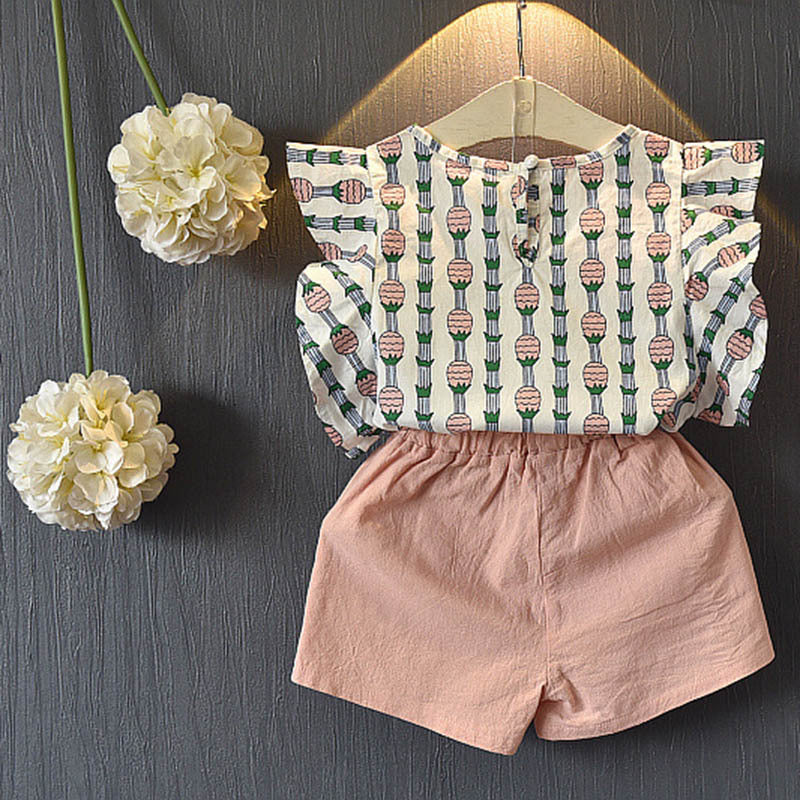 Short Sleeve T-Shirt, Pants & Dress Set