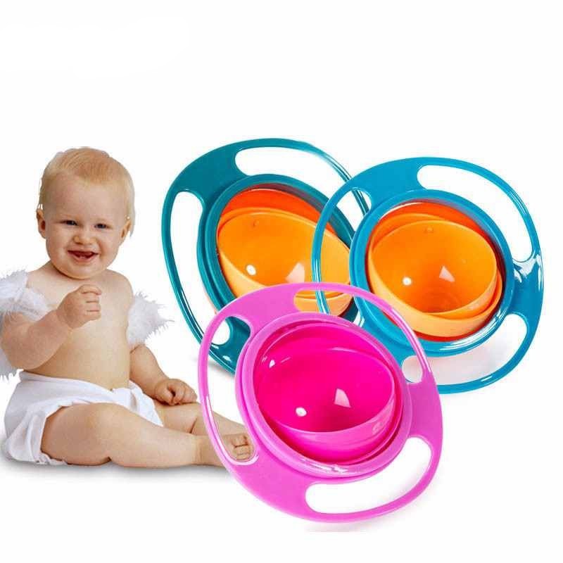 360° Rotate Spill-Proof Bowl for Kids