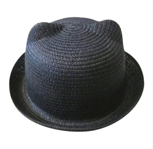 Cute Style Cat Ears Straw Hat