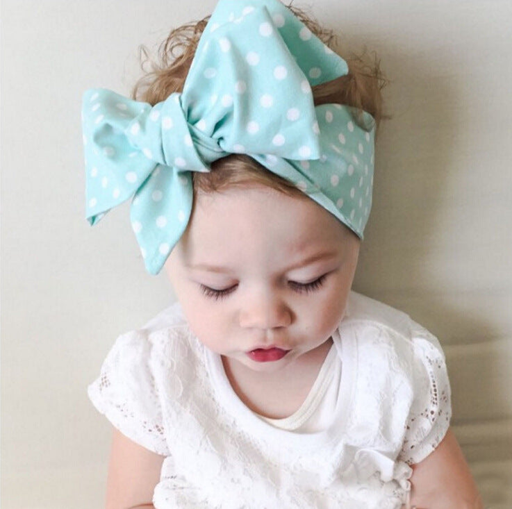 Baby Hair Tie with Lace Bow