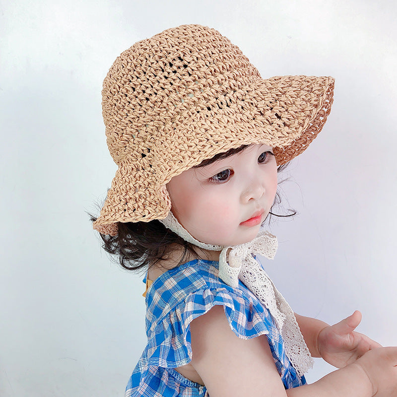 Elegant Lace Bucket Hat for Girls