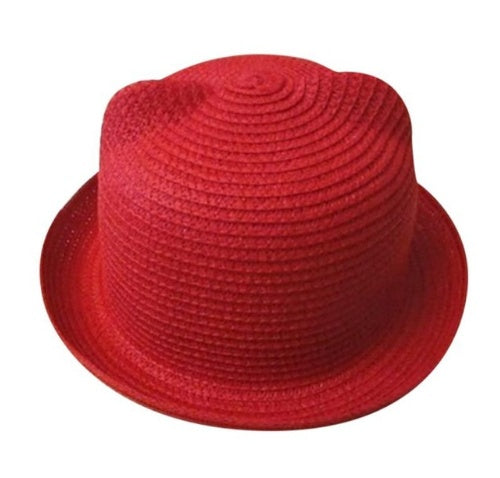 Cute Style Cat Ears Straw Hat