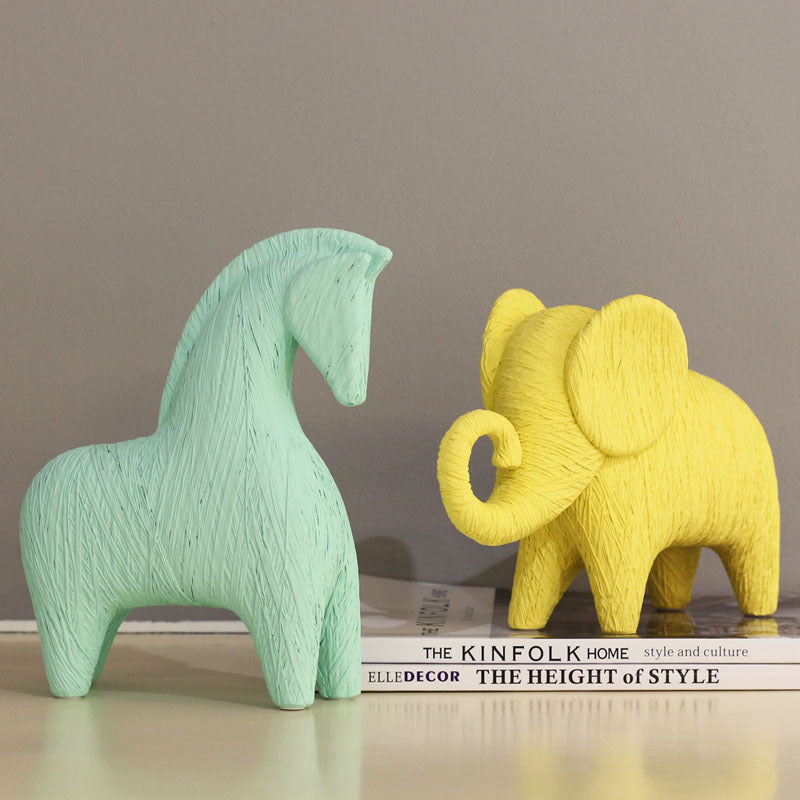 Resin Baby Elephant Figurine