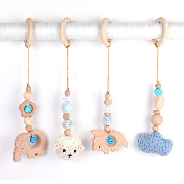 Natural Beech Baby Rattle