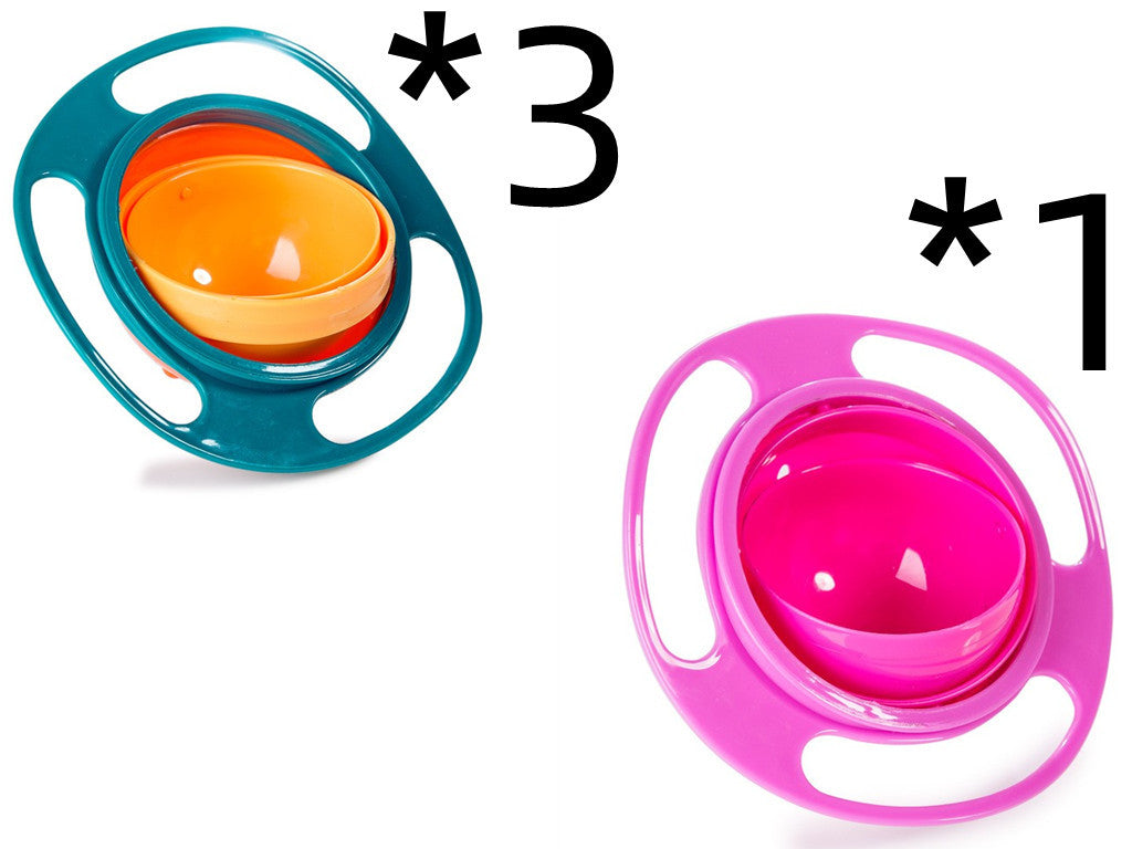 360° Rotate Spill-Proof Bowl for Kids
