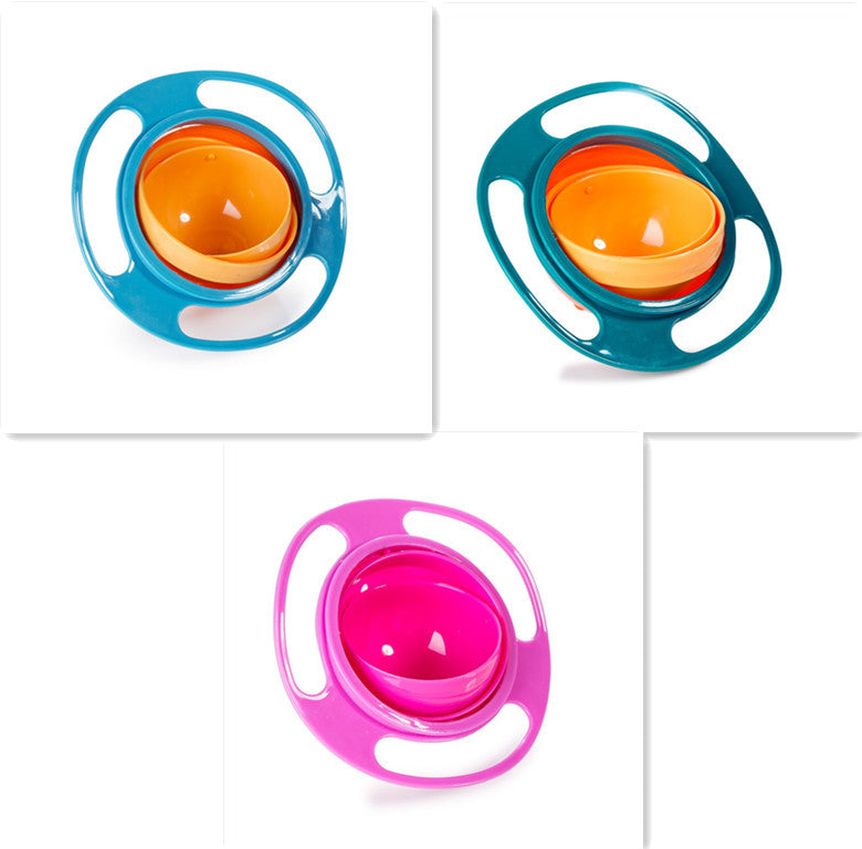 360° Rotate Spill-Proof Bowl for Kids