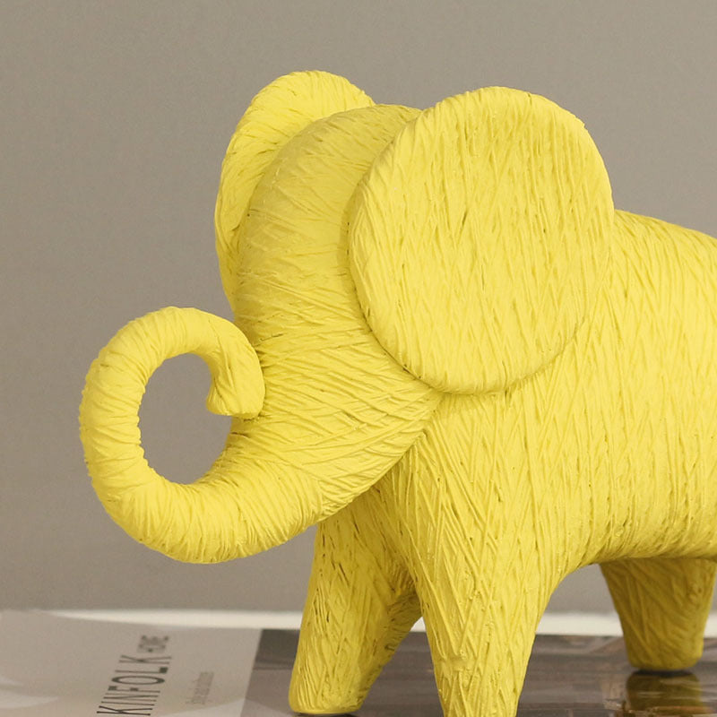 Resin Baby Elephant Figurine