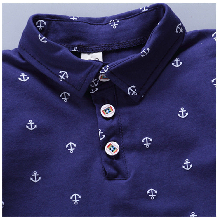 Anchor Print Boys’ Summer Suit
