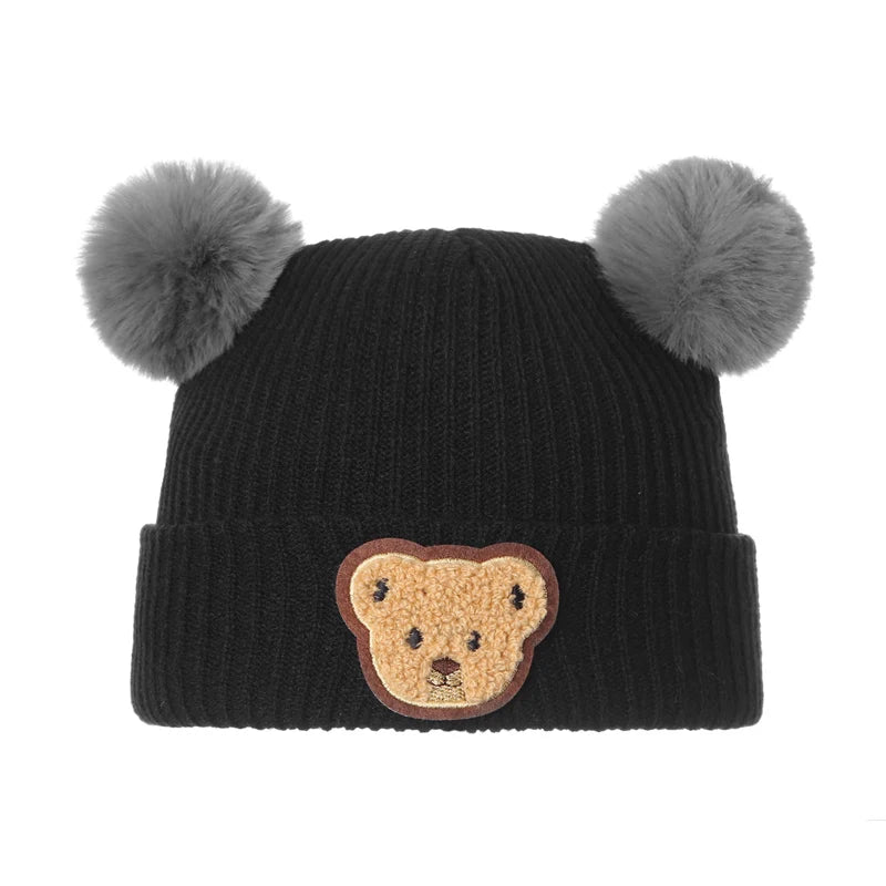 Adorable Fox Design Knitted Baby Winter Hat Soft Beanie Cap for Newborn Infant Warm Cold Weather Accessories and Gift