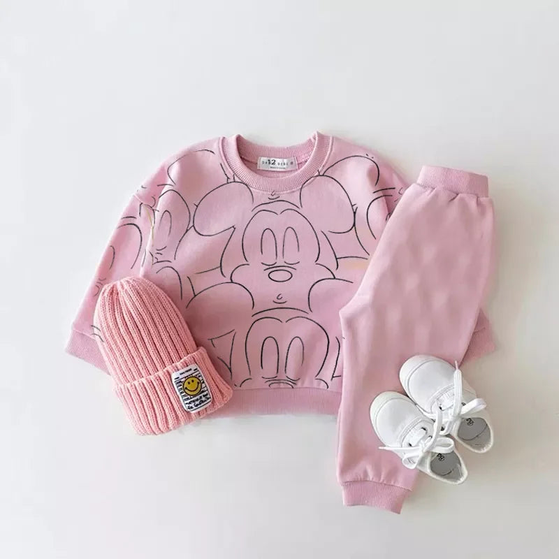 New Designer Cartoon Tracksuit for Babies – Summer T-Shirt & Shorts Set for Boys & Girl Sets
