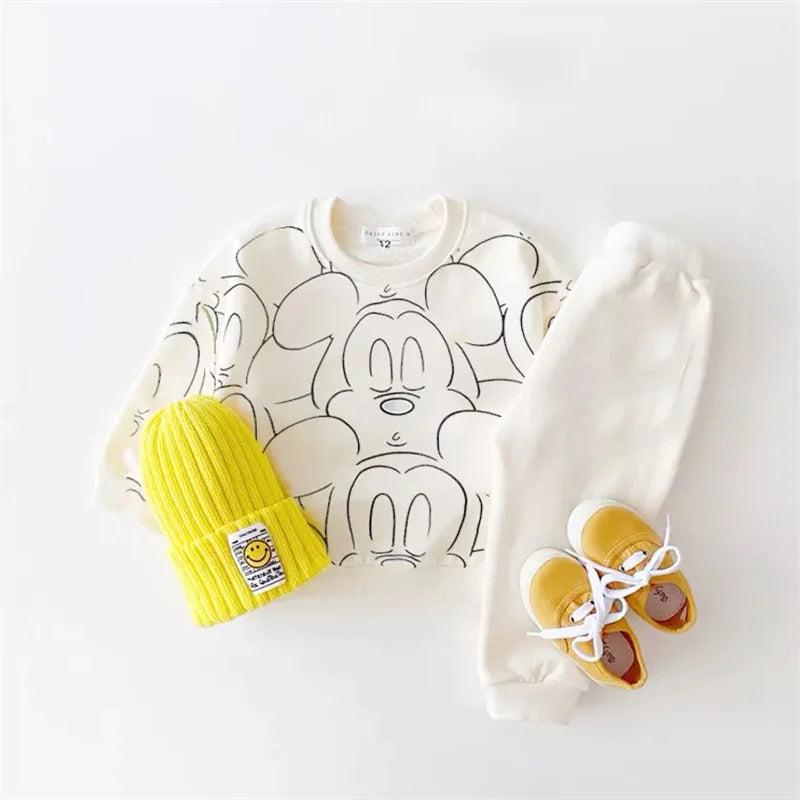 New Designer Cartoon Tracksuit for Babies – Summer T-Shirt & Shorts Set for Boys & Girl Sets