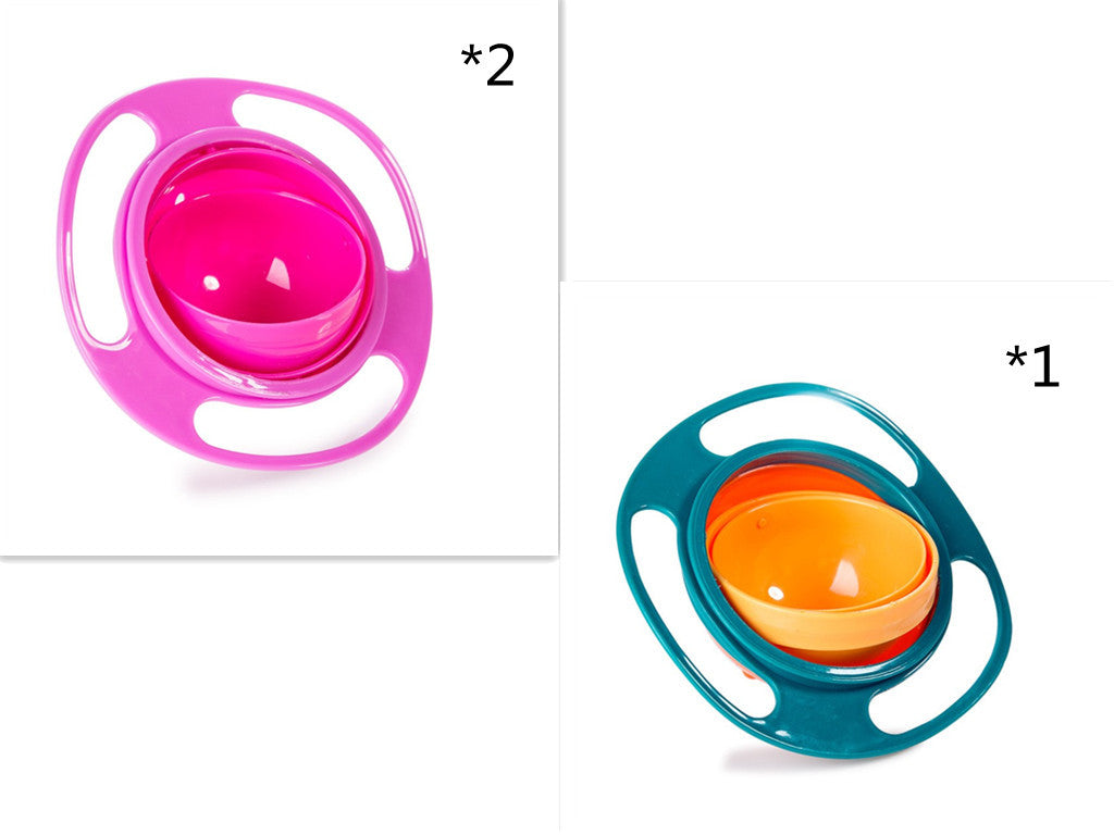 360° Rotate Spill-Proof Bowl for Kids