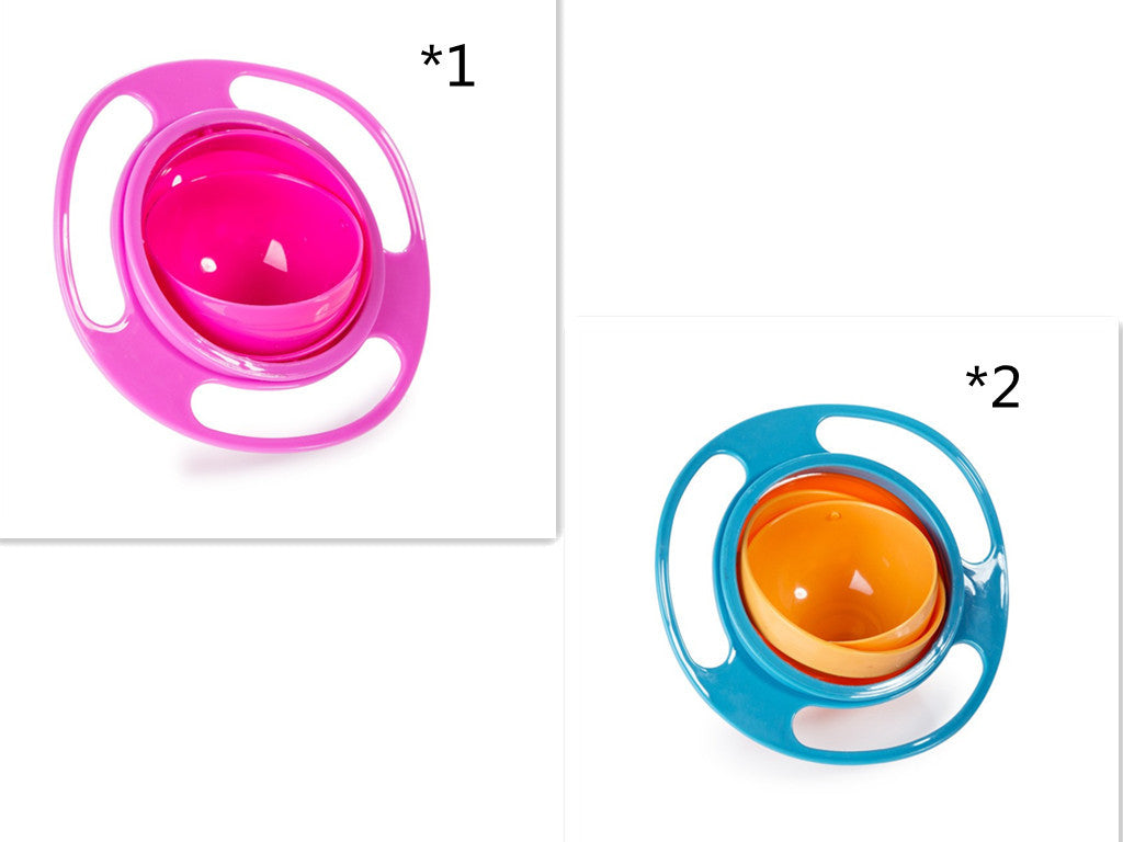 360° Rotate Spill-Proof Bowl for Kids