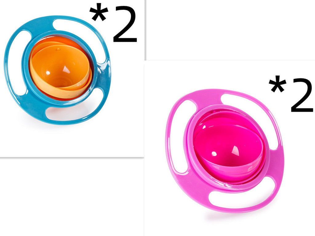 360° Rotate Spill-Proof Bowl for Kids