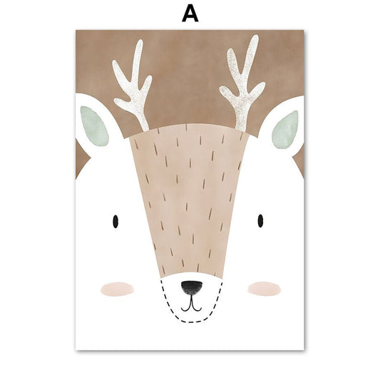 Modern Baby Room Wall Print - Little Pop