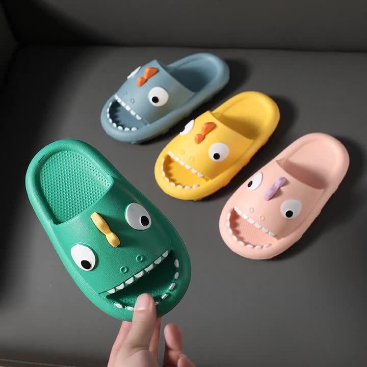 Toddler Shark Shower Slides