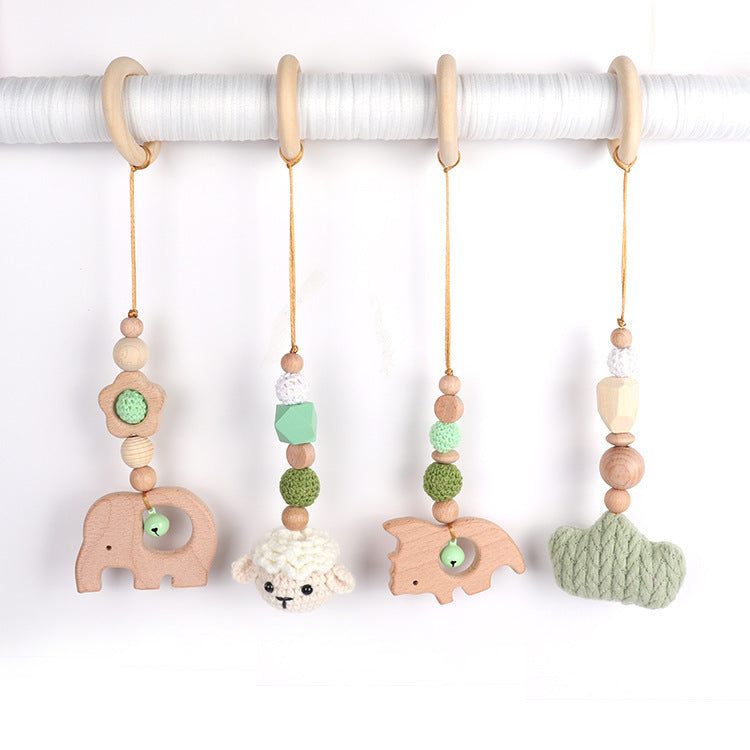 Natural Beech Baby Rattle
