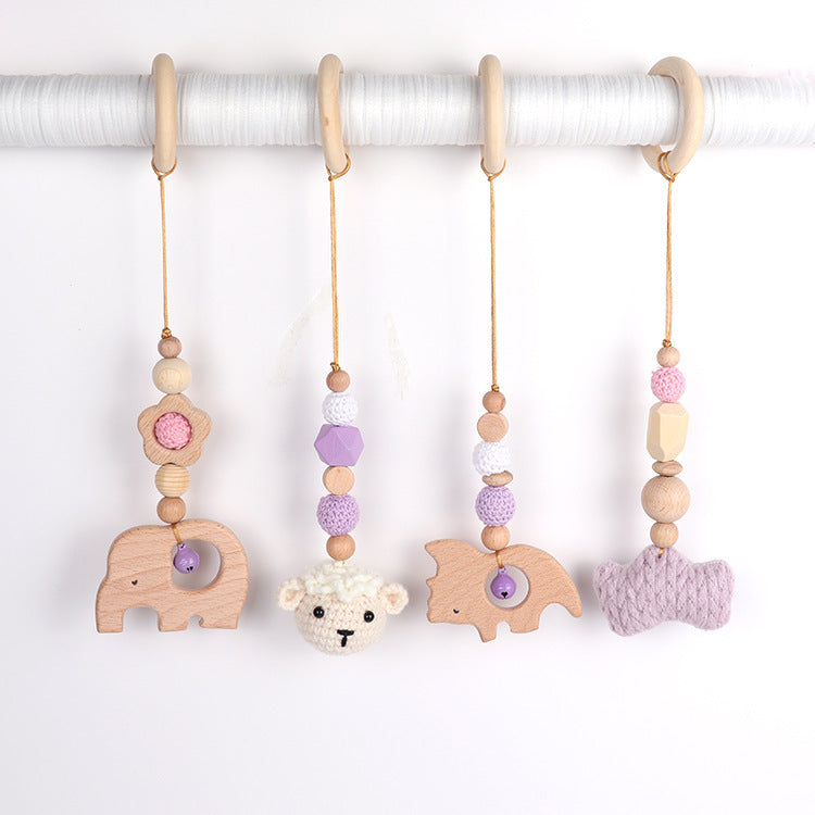 Natural Beech Baby Rattle