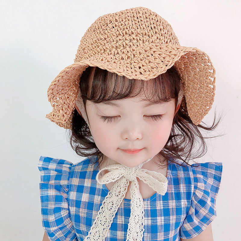 Elegant Lace Bucket Hat for Girls