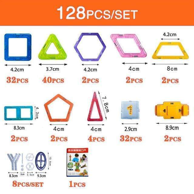 Magnetic Designer Blocks for Kids