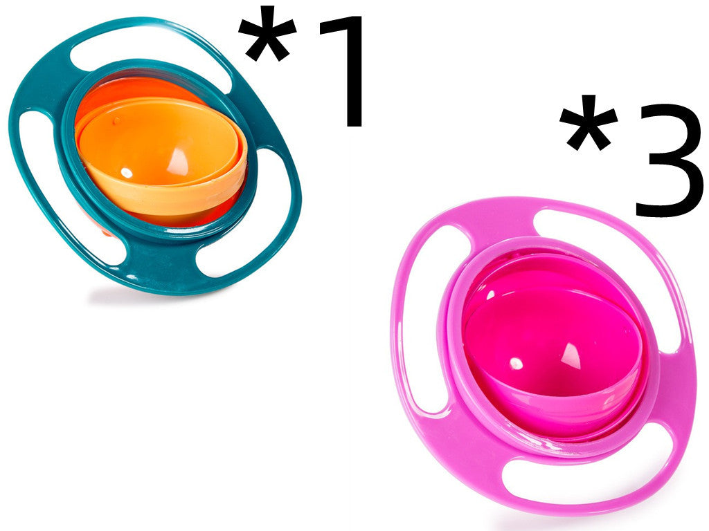 360° Rotate Spill-Proof Bowl for Kids