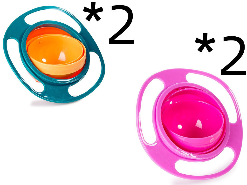 360° Rotate Spill-Proof Bowl for Kids