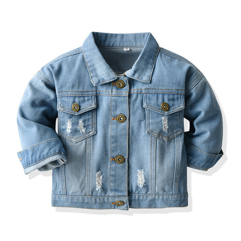 Blue Lapel Jacket for Kids