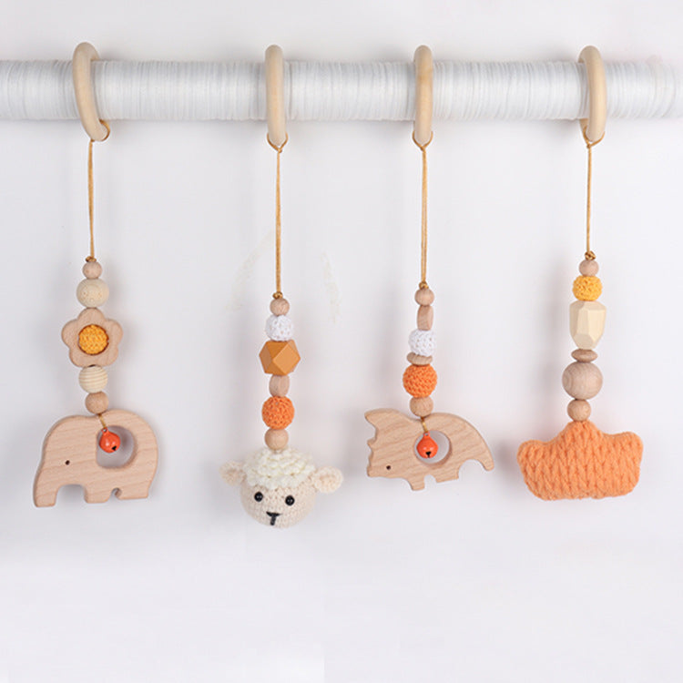 Natural Beech Baby Rattle