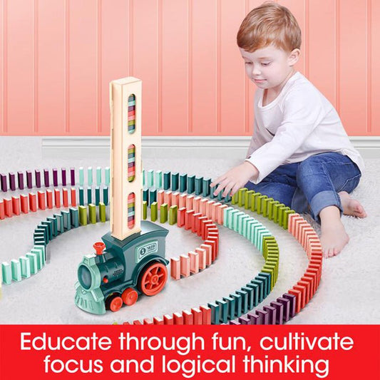 Domino Train Toys Baby Toys Car Puzzle - Little Pop