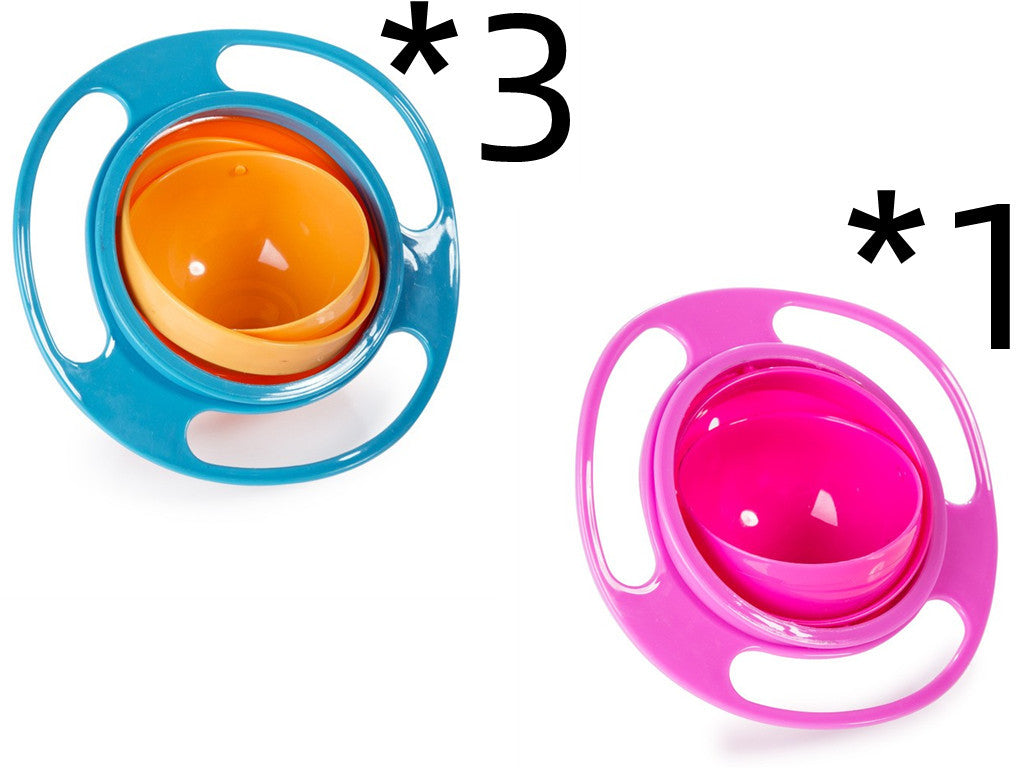 360° Rotate Spill-Proof Bowl for Kids