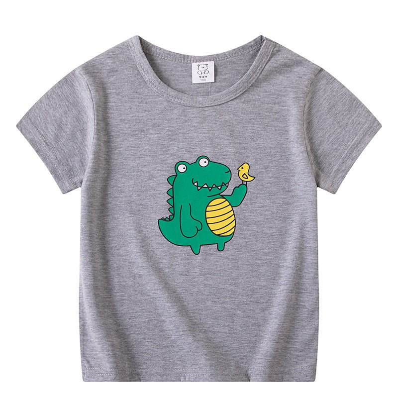 Kids’ Cartoon T-Shirt – Boys’ and Girls’ Short Sleeve Casual Top - Little Pop