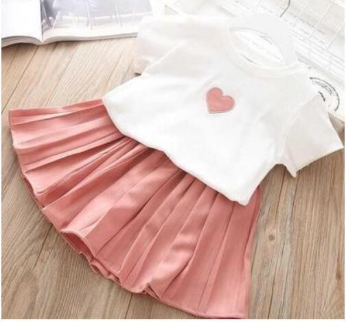 Adorable Girls’ Cotton Outfit – Big Bow T-Shirt & Shorts - Little Pop