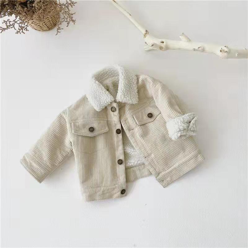 Kids Corduroy Winter Overcoat – Soft Lined & Cozy Fit - Little Pop