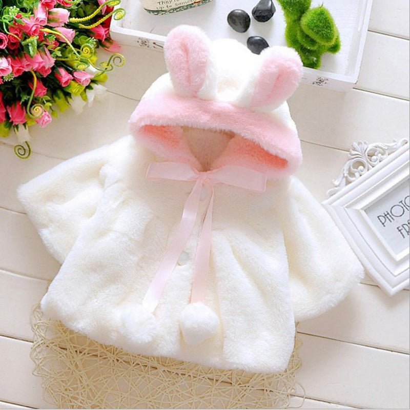 Baby Hooded Coat with Bunny Ears – Soft & Cozy Outerwear - Little Pop