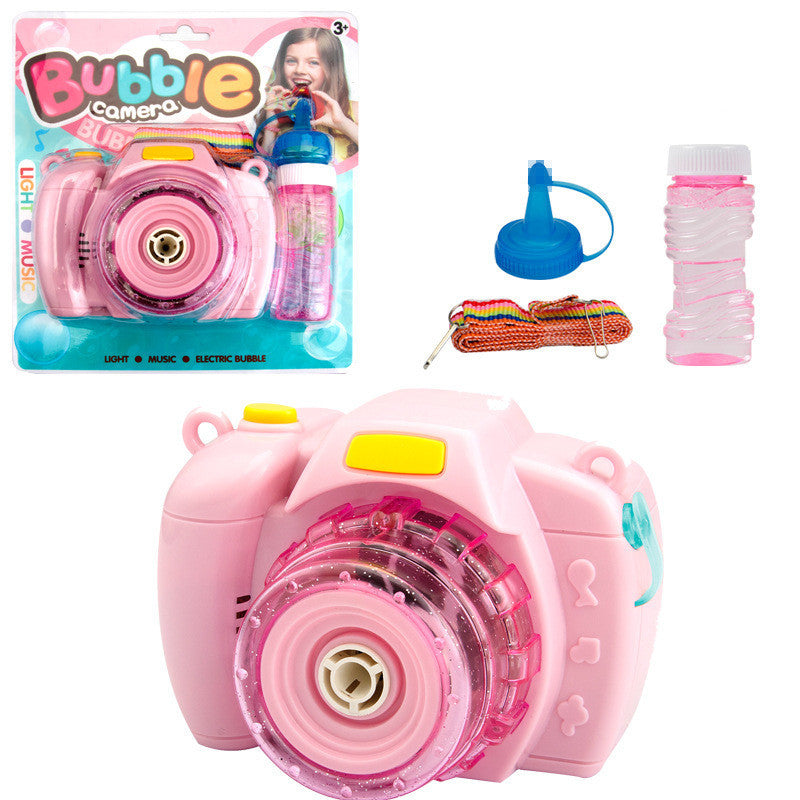 Kids’ Camera Bubble Machine – Automatic Bubble Blowing Toy