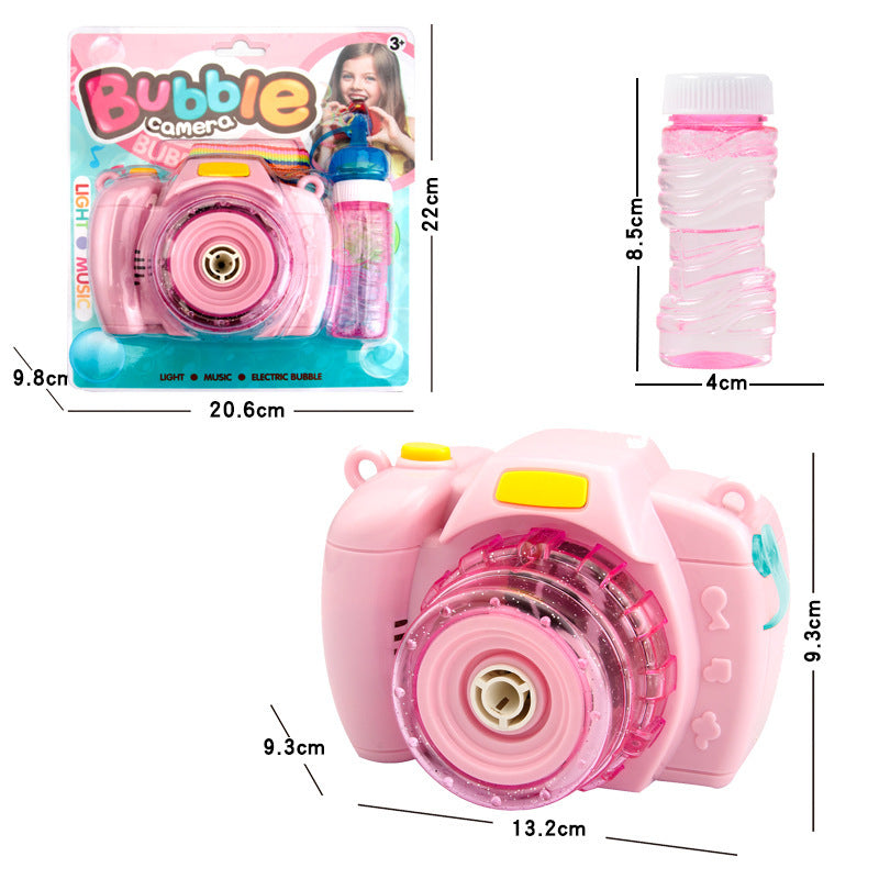 Kids’ Camera Bubble Machine – Automatic Bubble Blowing Toy
