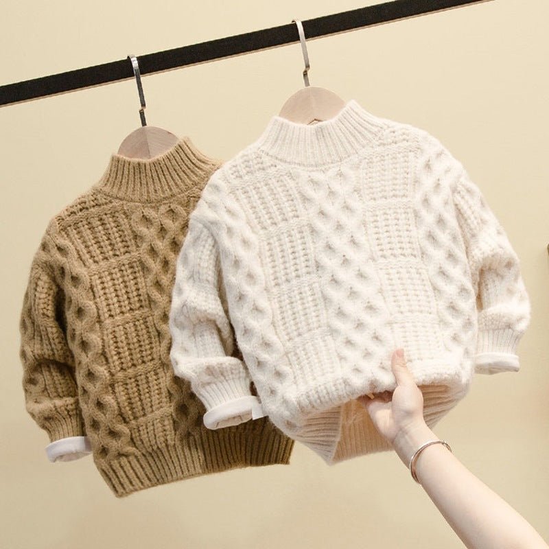 Boys Bright Color Sweater – Soft & Cozy Everyday Pullover - Little Pop