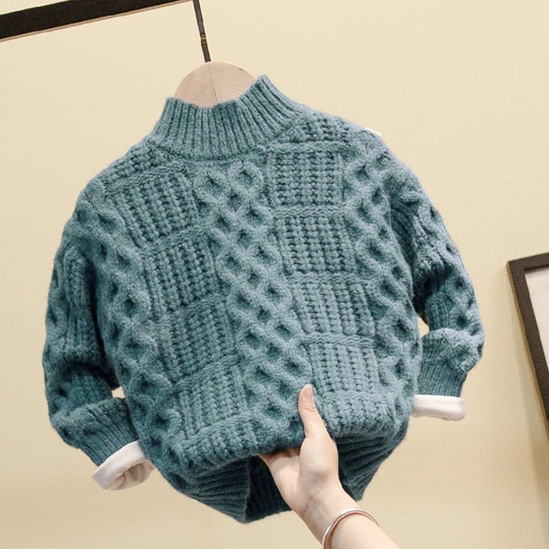 Boys Bright Color Sweater – Soft & Cozy Everyday Pullover - Little Pop