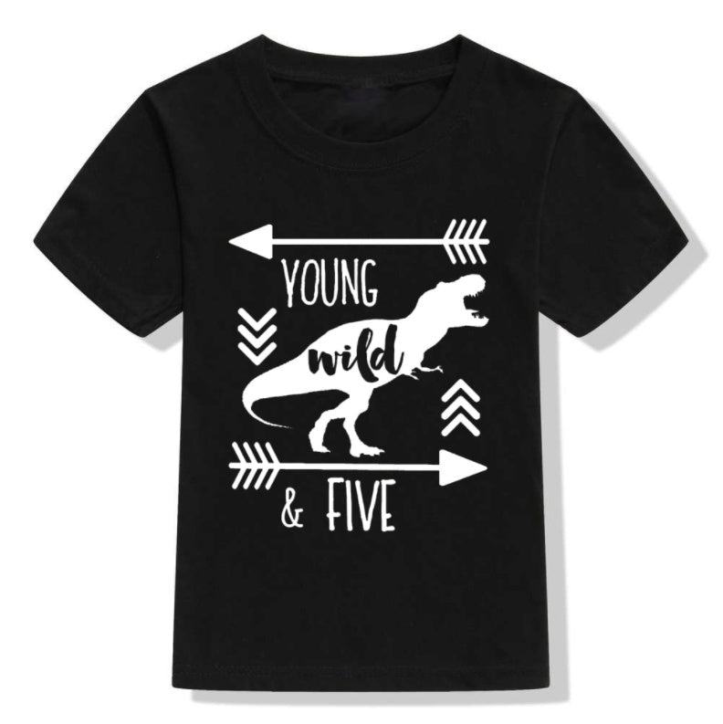 Kids’ Casual Round Neck T-Shirt – Everyday Wear - Little Pop