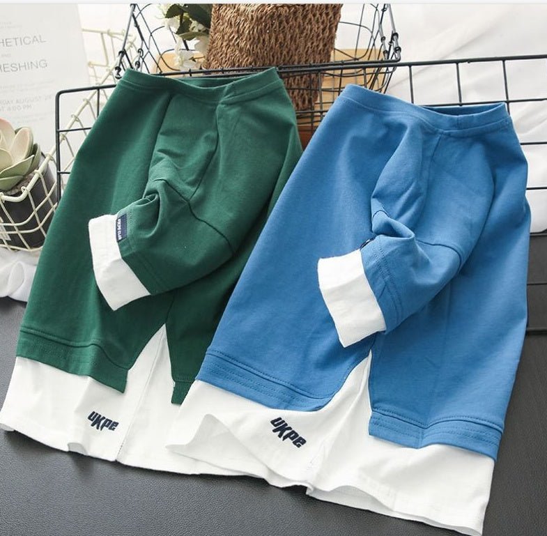 Boys’ Layered Look Sweatshirt - Little Pop