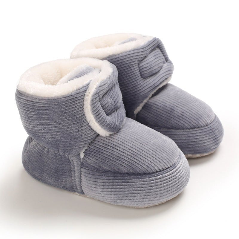 Baby Girl Cotton Shoes – Soft Sole Toddler Shoes - Little Pop